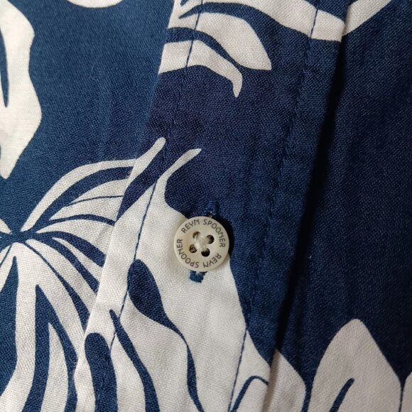 Aloha Reyn Spooner Cleveland Indians Guardians Shirt XXL Floral Tropical MLB - Picture 6 of 10